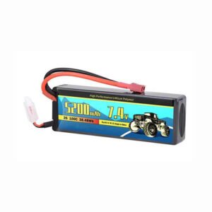 Hard Case Lipo Pack 100C 5200mah 2s 7.4v Drone Battery